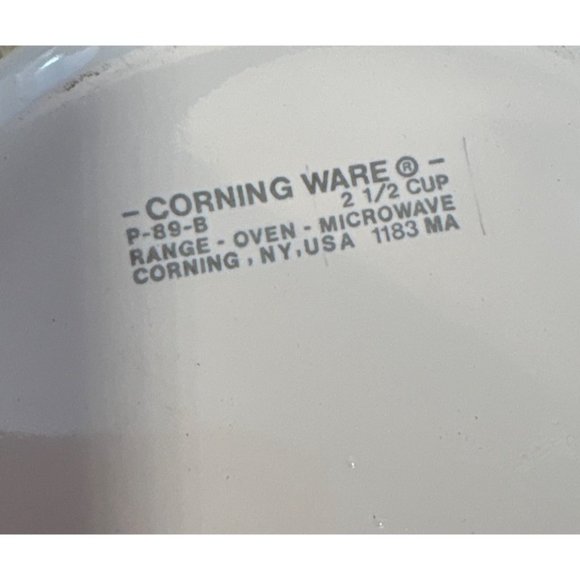 Corning Ware P-89-B 2 1/2 Cup La Sauge Sauce Pan White With Handle - Picture 6 of 10